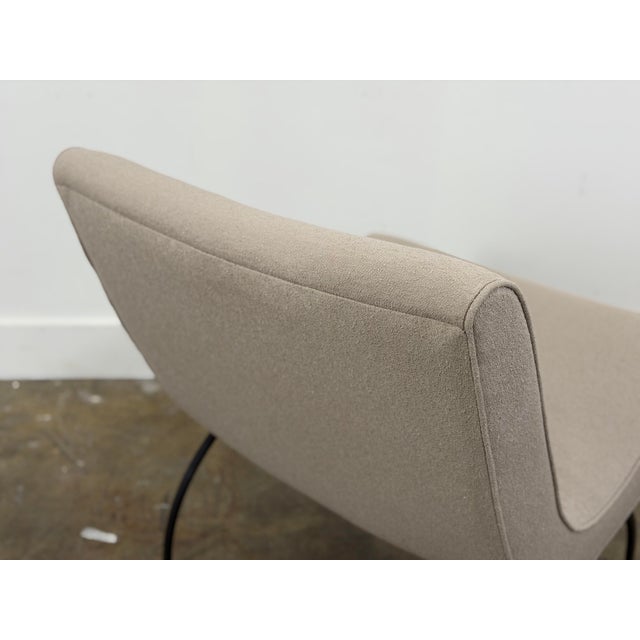 Milo Baughman Scoop Chair - Iron Base - Thayer Coggin Circa 1960s For Sale - Image 9 of 11