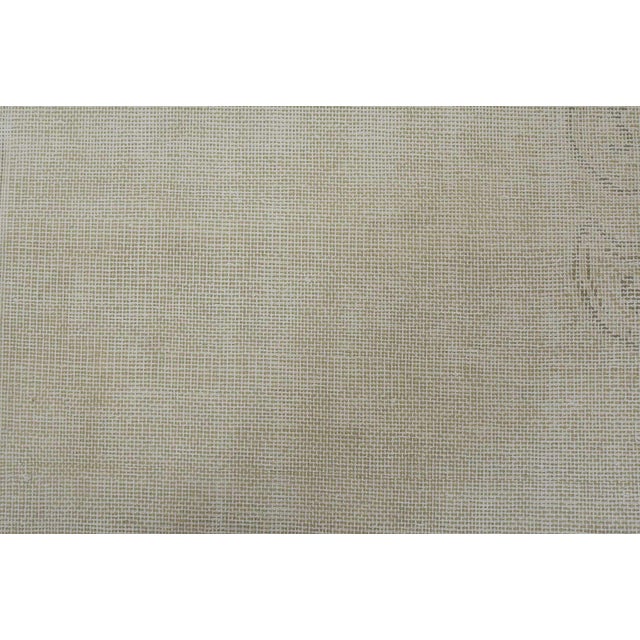Kerman Rug 9’5” X 12′ Ivory Wool Vintage Distressed Hand-Knotted Carpet For Sale - Image 11 of 15