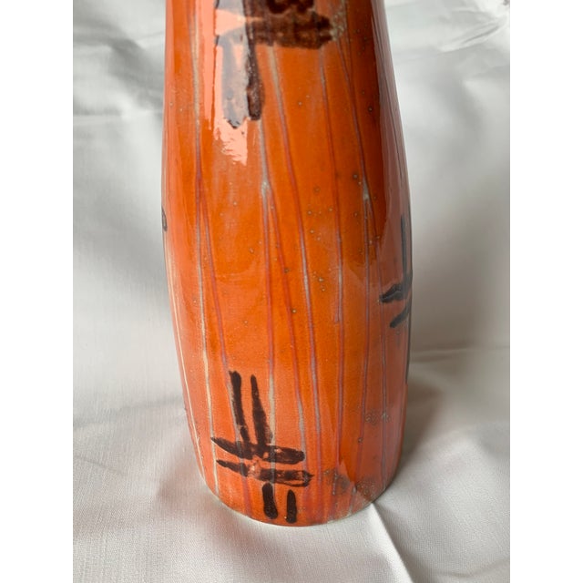 Modern Guido Gambone Italian Pottery Vase For Sale - Image 3 of 10
