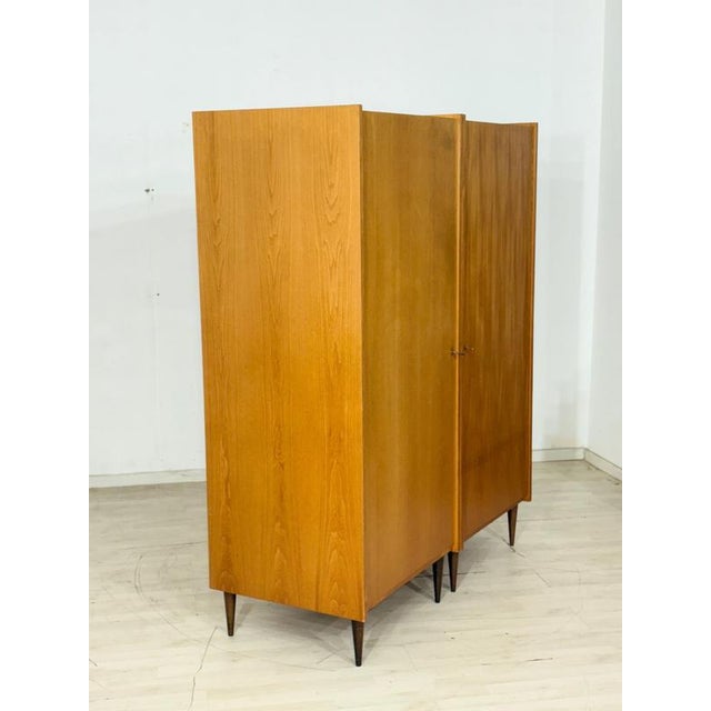 Mid-Century Wardrobe or Linen Closet in Wood For Sale - Image 9 of 18