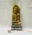 Stone Antique Chinese Hand-Carved Green Stone Buddha Sculpture With Base For Sale - Image 7 of 9