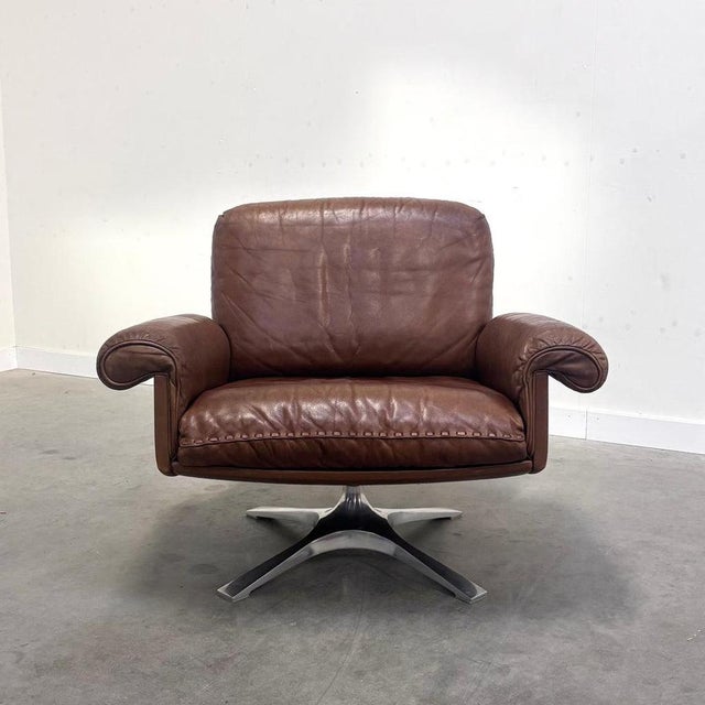 DS31 Lounge Chairs in Cognac Leather from de Sede, 1970s, Set of 2 For Sale - Image 11 of 17