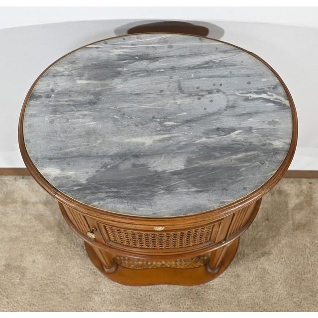 Small Beech Drum Table, 1920 For Sale - Image 6 of 18