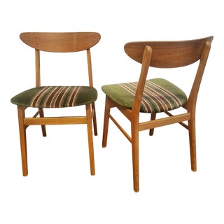 Vintage Danish Model 210 Chairs in Teak from Farstrup Møbler, 1950s, Set of 2 For Sale