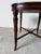 Vintage Henredon / Hekman - Style Faux Bamboo Carved Wood Oval Tray-Top Side Table For Sale - Image 10 of 12