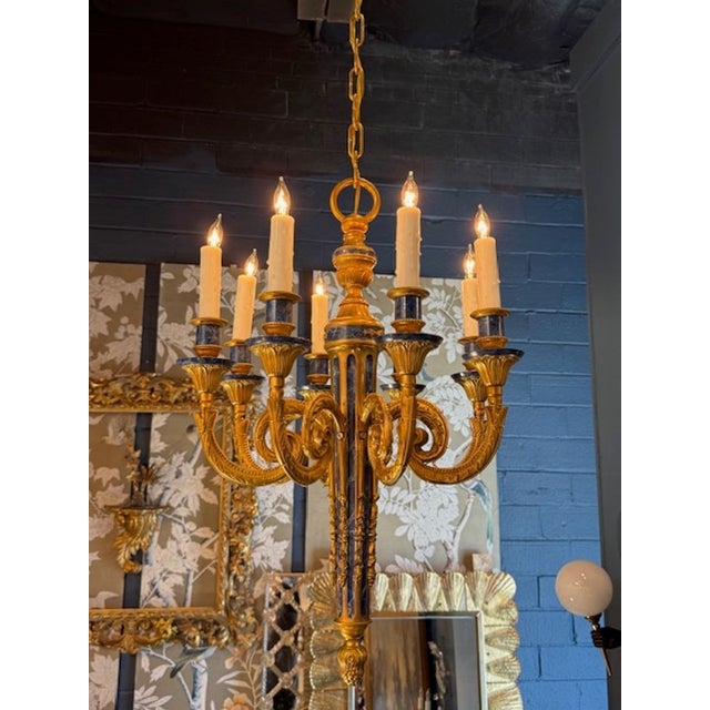 French Louis XVI Chandelier For Sale - Image 4 of 7