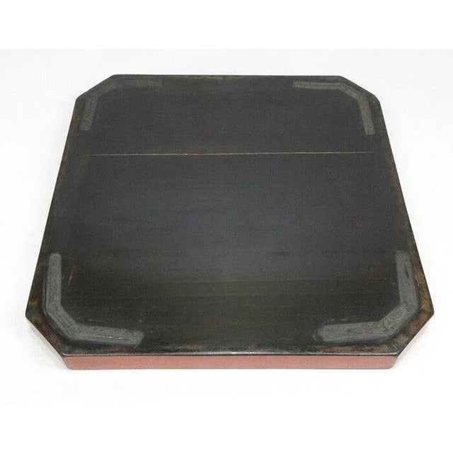 18th Century 18th Century Japanese Negoro Lacquer Tea Tray For Sale - Image 5 of 5