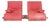 Free Motion Epos 2 Leather Two-Seater Red Electric Function Sofa from Koinor For Sale