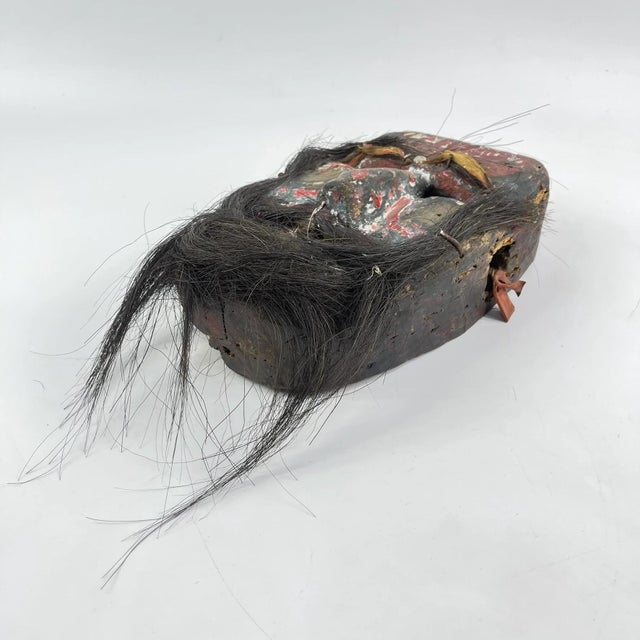 Early 20th Century Ibibio Carved and Painted Cross River Mask Nigeria For Sale In Denver - Image 6 of 11
