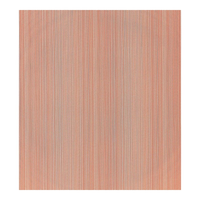 The House of Scalamandr�� Aria Strie Wallcovering, Coral For Sale