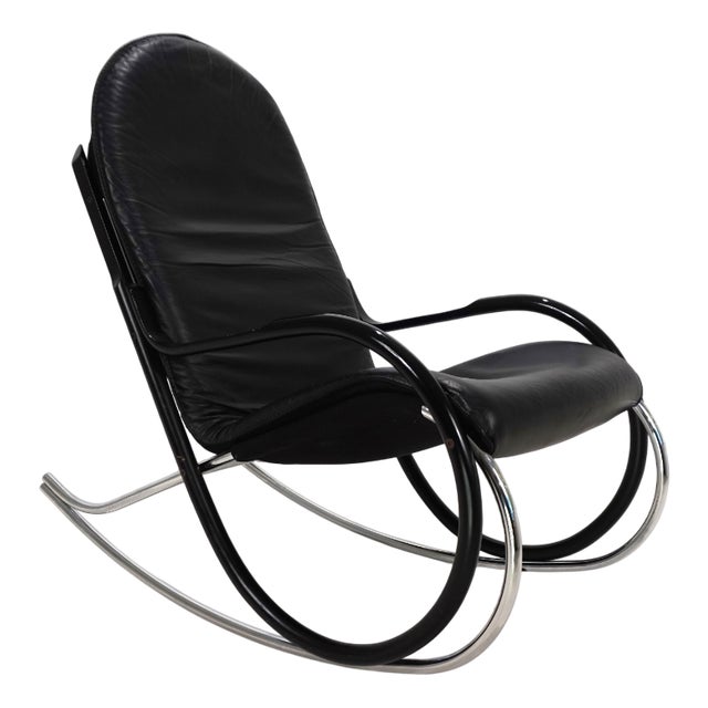 Strässle Nonna Rocking Chair by Paul Tuttle, 1972 For Sale