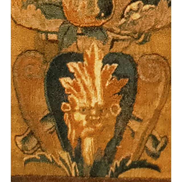 Green Vertically Oriented Late 16th Century Flemish Historical Tapestry Panels - A Pair For Sale - Image 8 of 12