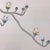 Art Deco 31"*51", Magnolia Canopy, Hand-Painted Magnolia Silk Wallpaper, Beige White Silk Wall Artwork ( No Frame) - Set of 2 For Sale - Image 3 of 3