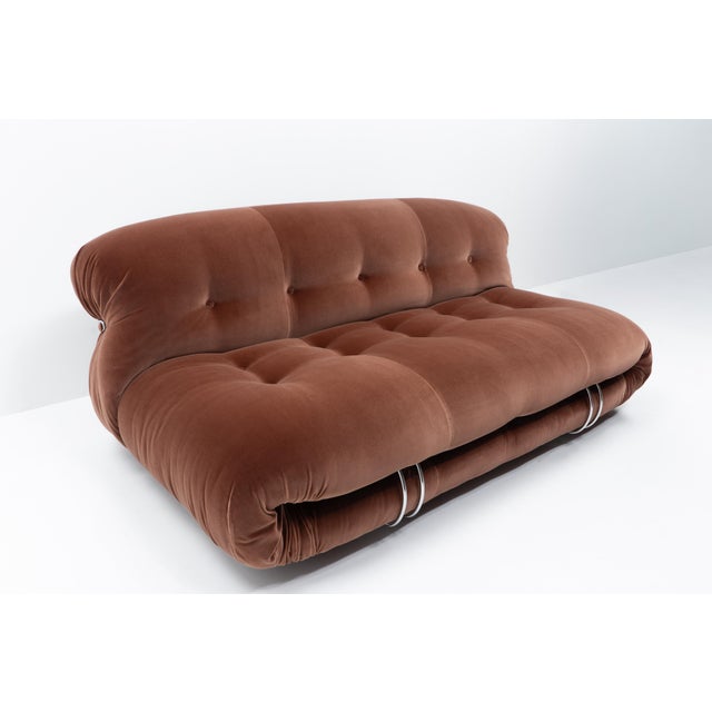 1970s Vintage Soriana Sofa by Afra & Tobia Scarpa for Cassina, Italy, 1970s For Sale - Image 5 of 13