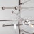 RD15 12 Arms Polished Nickel Hanging Light by Schwung For Sale - Image 4 of 12