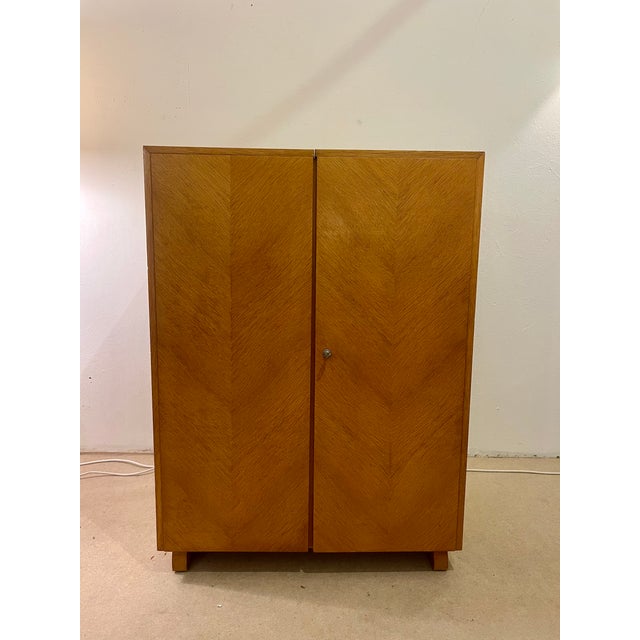 Mid-Century Magic Box Folding Desk Cabinet from Mummenthaler & Meier, Switzerland, 1950s For Sale - Image 6 of 10