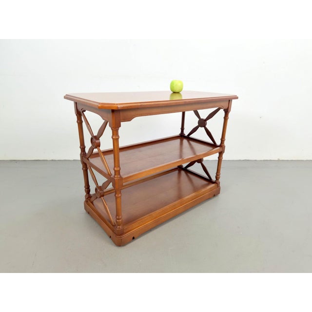 Victorian 3-Tier Bookshelf from López Morton, 1980 For Sale - Image 3 of 12