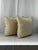 Lee Jofa Althea Citron Attributed to Lee Jofa Floral Linen 18” Down Pillows - A Pair For Sale - Image 4 of 6
