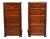 Victorian Mahogany Bedside Tables, 1889, Set of 2 For Sale