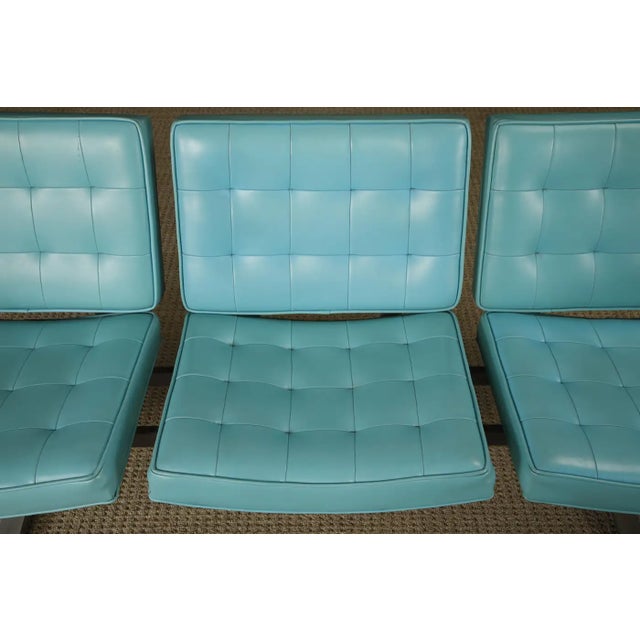 Mid-Century Modern Heavy Steel Airport Tandem Sofa, Circa 1950s For Sale - Image 11 of 18