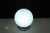 Mid-Century Swirl Murano Glass Ball Table Lamp with Chrome Base, 1970s For Sale - Image 6 of 13