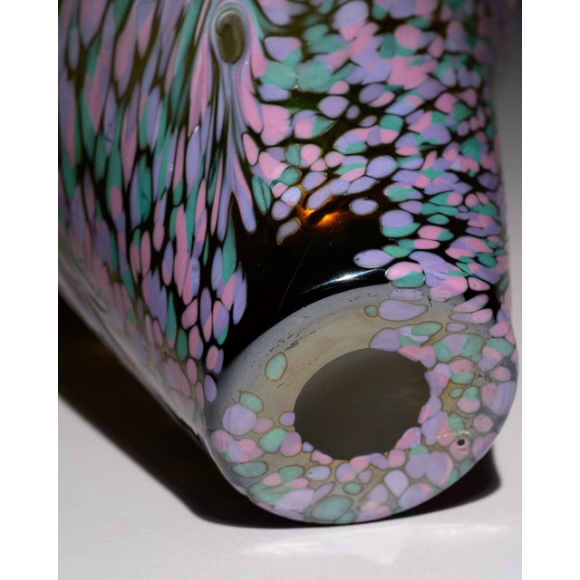 Austro-Bohemian Jugendstil Iridescent Art Glass Vase, 1890s For Sale - Image 12 of 14