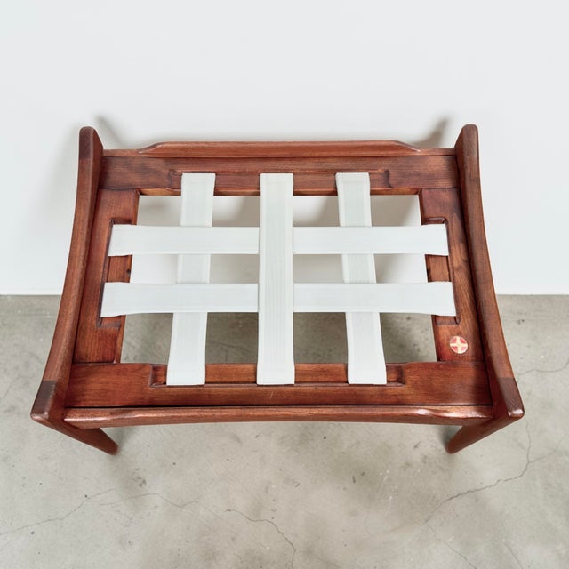 Ib Kofod-Larsen Teak Reclining Lounge Chair & Ottoman for Selig For Sale - Image 17 of 17