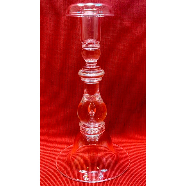 Steuben Teardrop Candlesticks - Pair For Sale - Image 11 of 15