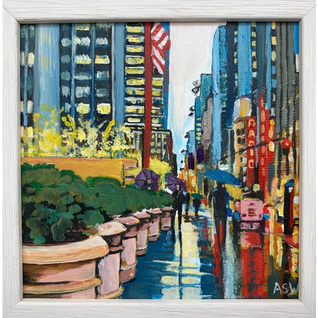Miniature Painting Radio City Music Hall New York City by British Urban Artist For Sale - Image 11 of 13