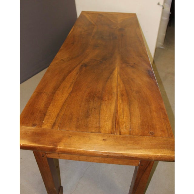 Antique Farmhouse Table in Walnut, 1800s For Sale - Image 9 of 14
