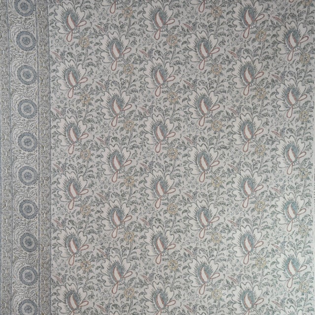 Traditional Carrier & Company for Lee Jofa Dove Meadow Fabric, Sunset For Sale - Image 3 of 3