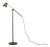 Floor Lamp with Black Die-Cast Aluminum Base from Bag Turgi, 1930s For Sale