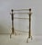 Vintage Victorian-Style Brass Towel Blanket Comforter Rack Stand For Sale - Image 15 of 15