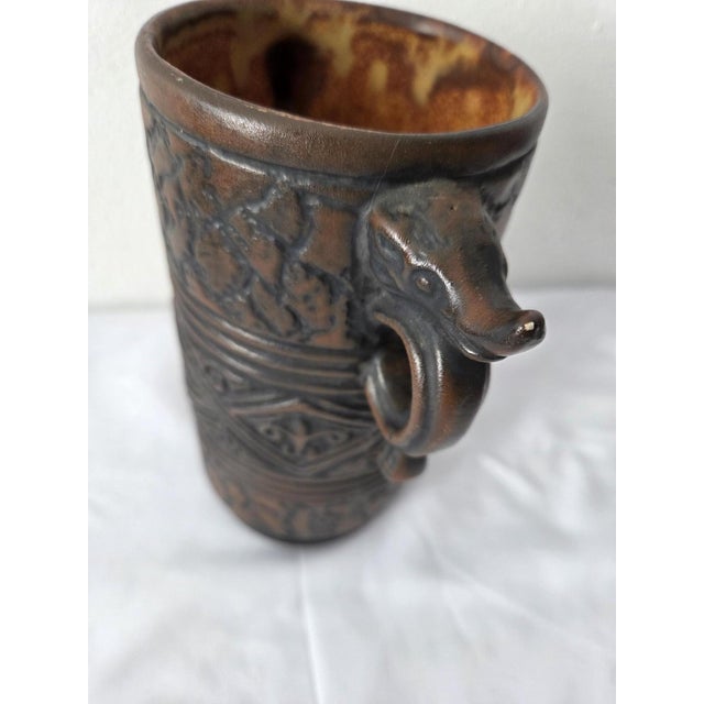 N506548 Vase in Yellow Ceramic from Jasba, West Germany, 1960s For Sale - Image 10 of 12