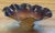 Late 20th Century Vintage Hand-Blown Jozefina Ruffled Art Glass Plum- and Champagne-Colored Bowl For Sale - Image 4 of 10