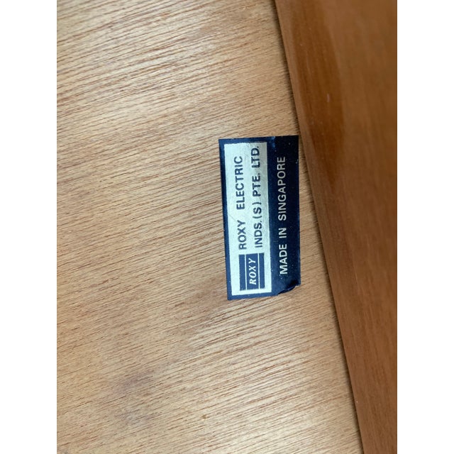 Wood Vintage Mid Century Teak Butterfly Leaf Dining Table – Drop Leaf Oval Table Needs Restoration For Sale - Image 7 of 12