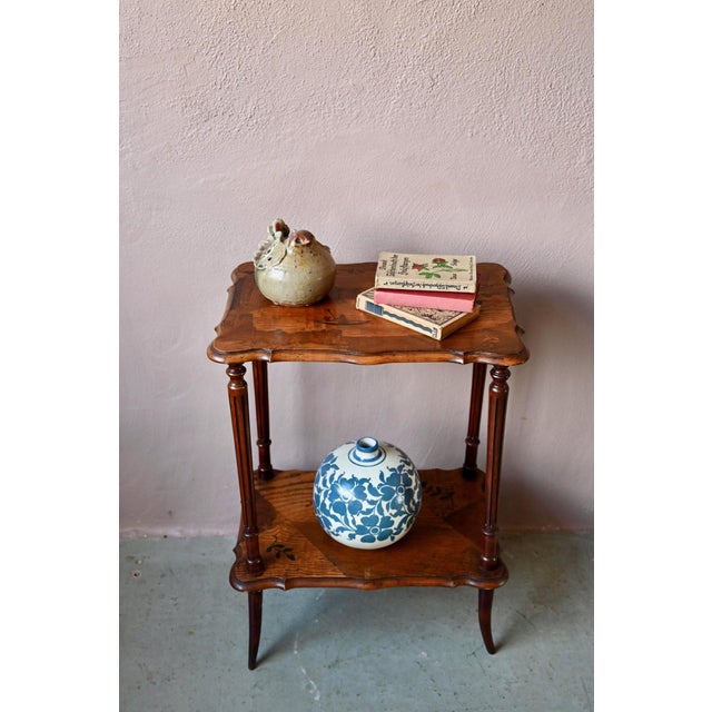 Vintage Wooden Serving Table, 1920s For Sale - Image 4 of 14