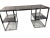 Modern Romeo Rega Modern Chrome and Glass Desk For Sale - Image 3 of 6