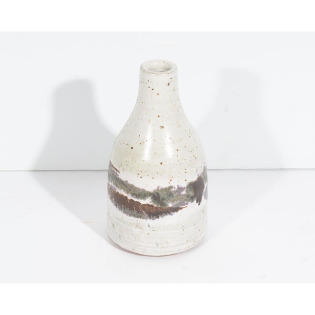 Contemporary Richard Peeler Signed Studio Pottery Vase For Sale - Image 3 of 7