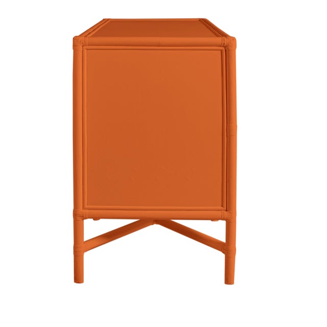 Not Yet Made - Made To Order Verona Four-Drawer Dresser in Citrus Orange For Sale - Image 5 of 6