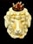 Rare German Porcelain Ram Head Matchstrike, c.1900, Attributed Schafer & Vater A rare and highly characterful German...