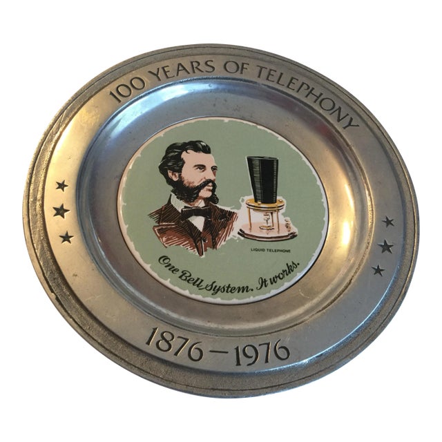 100 Years of Telephony Commemorative Plate For Sale
