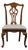 Broyhill Furniture Solid Cherry Traditional Georgian Style Dining Side Chair 7940-87/86 For Sale