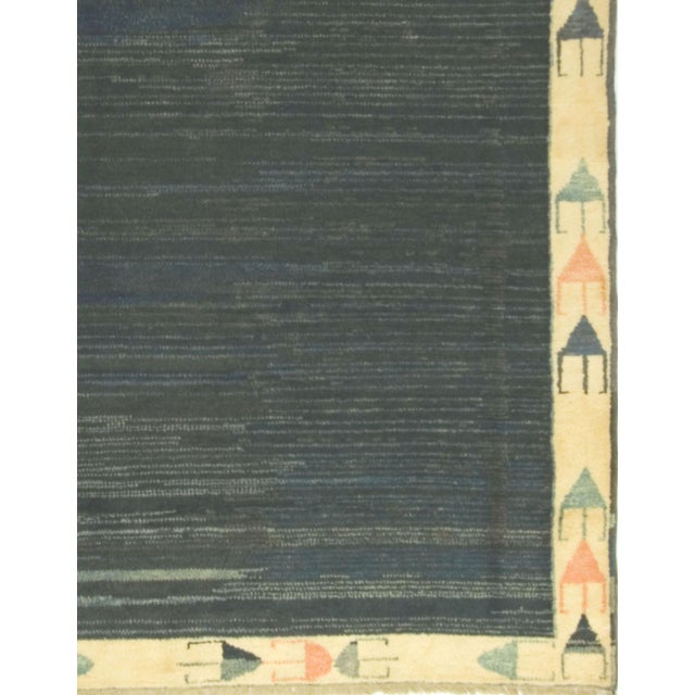 Modern Vintage Circa 1960 Gabbeh Rug 4ft 9in X 5ft 9in For Sale - Image 3 of 8
