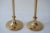 Metal Polished Brass Candlesticks Candle Holders - A Pair For Sale - Image 7 of 9