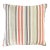 Vintage Tilton Fenwick for Duralee Striped Cotton Throw Pillow For Sale