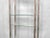 Pace Pace Style Glass and Polished Stainless Steel Shelf Unit For Sale - Image 4 of 5