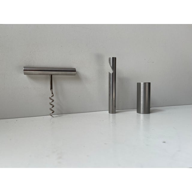 The Cylinda-Line was designed in 1967 by the Danish Architect Arne Jacobsen. While the corkscrew and bottle cap opener are...