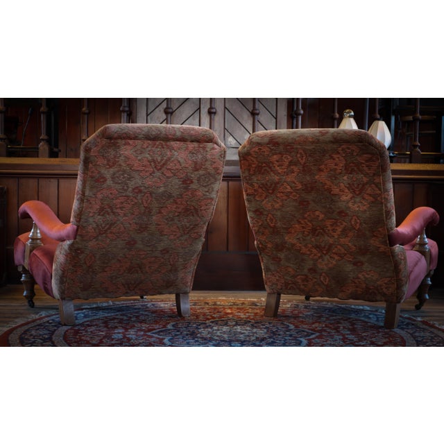 Kilim Byron Steamer Armchairs and Ottomans by John Sankey, 2010s, Set of 4 For Sale - Image 16 of 18