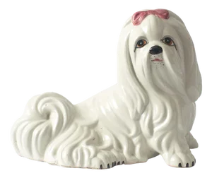 Italian Ceramic Dog Money Box from Il Quadrifoglio, 1960s